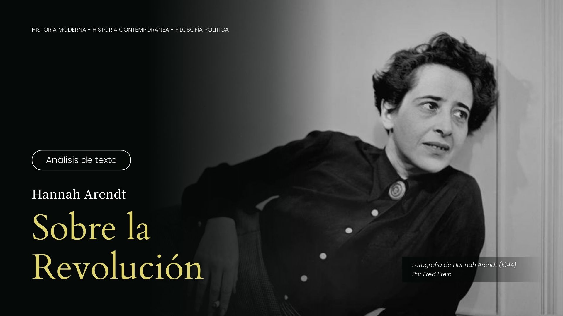 Sobre la Revolución - Hannah Arendt