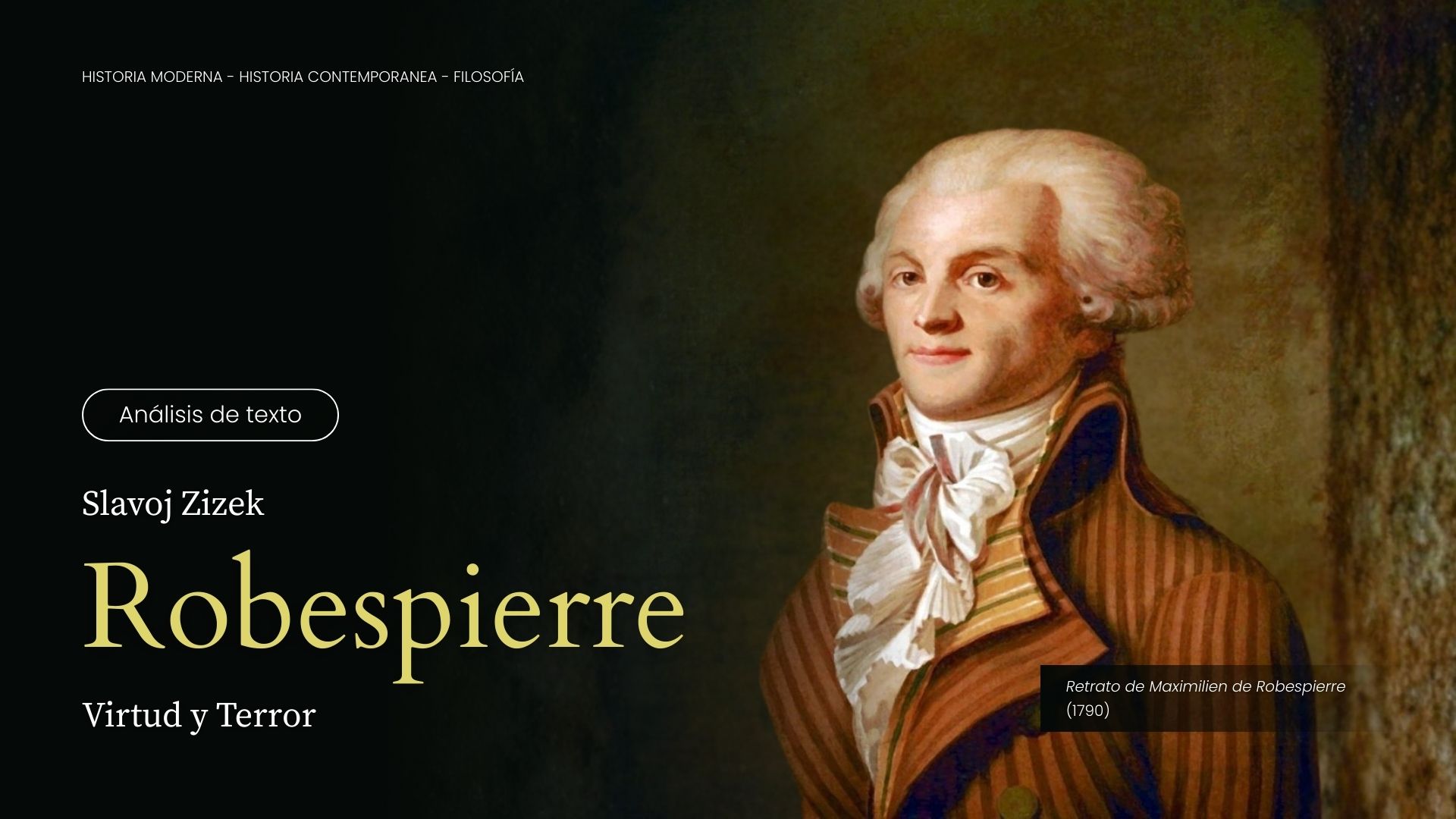 Robespierre. Virtud y Terror